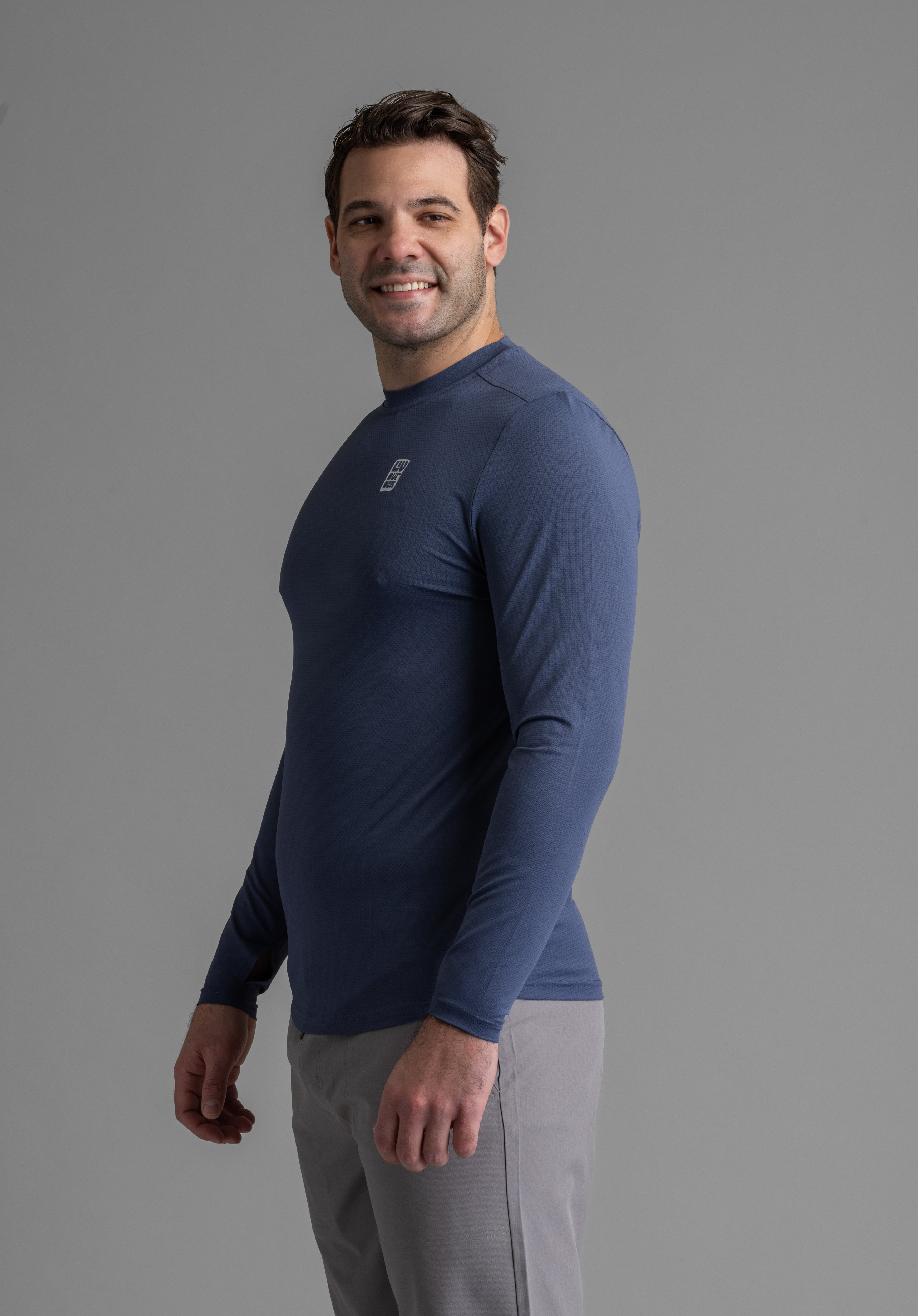 Men's Suncatcher UPF 50+ Stretch Mesh Graphic Crew - LIV Outdoor