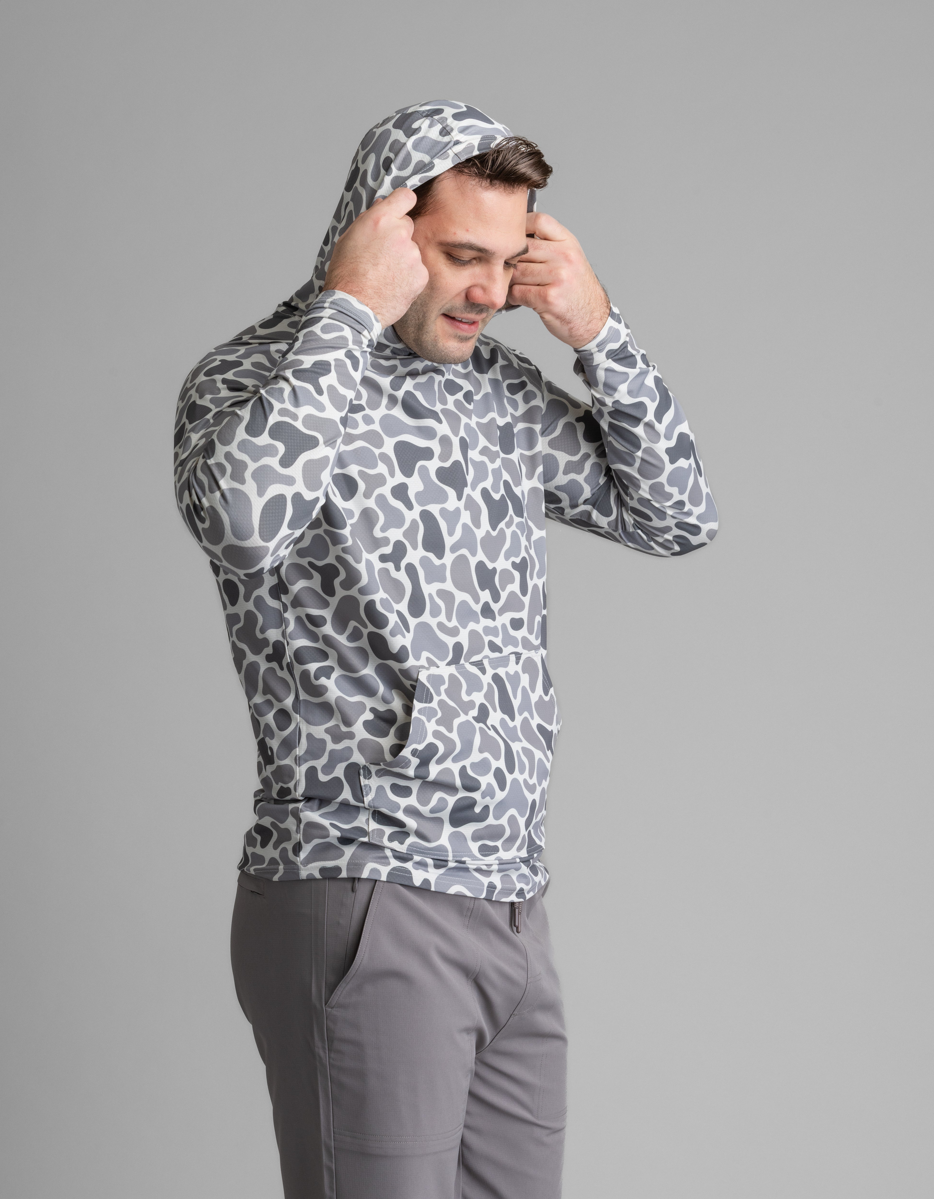 Men's Suncatcher UPF 50+ Stretch Mesh Kanga Hoody - LIV Outdoor