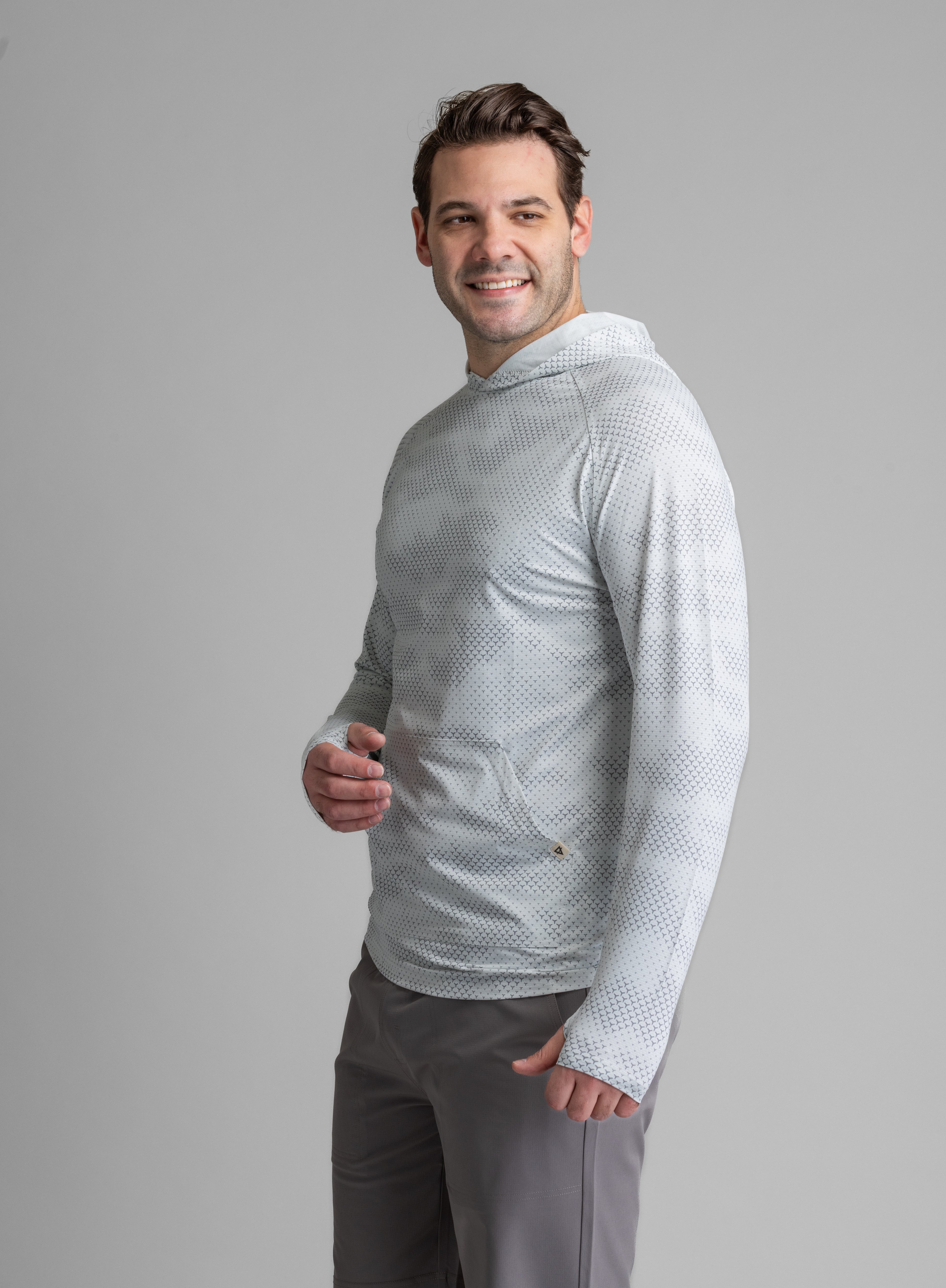 Men's Suncatcher UPF 50+ Stretch Mesh Kanga Hoody - LIV Outdoor