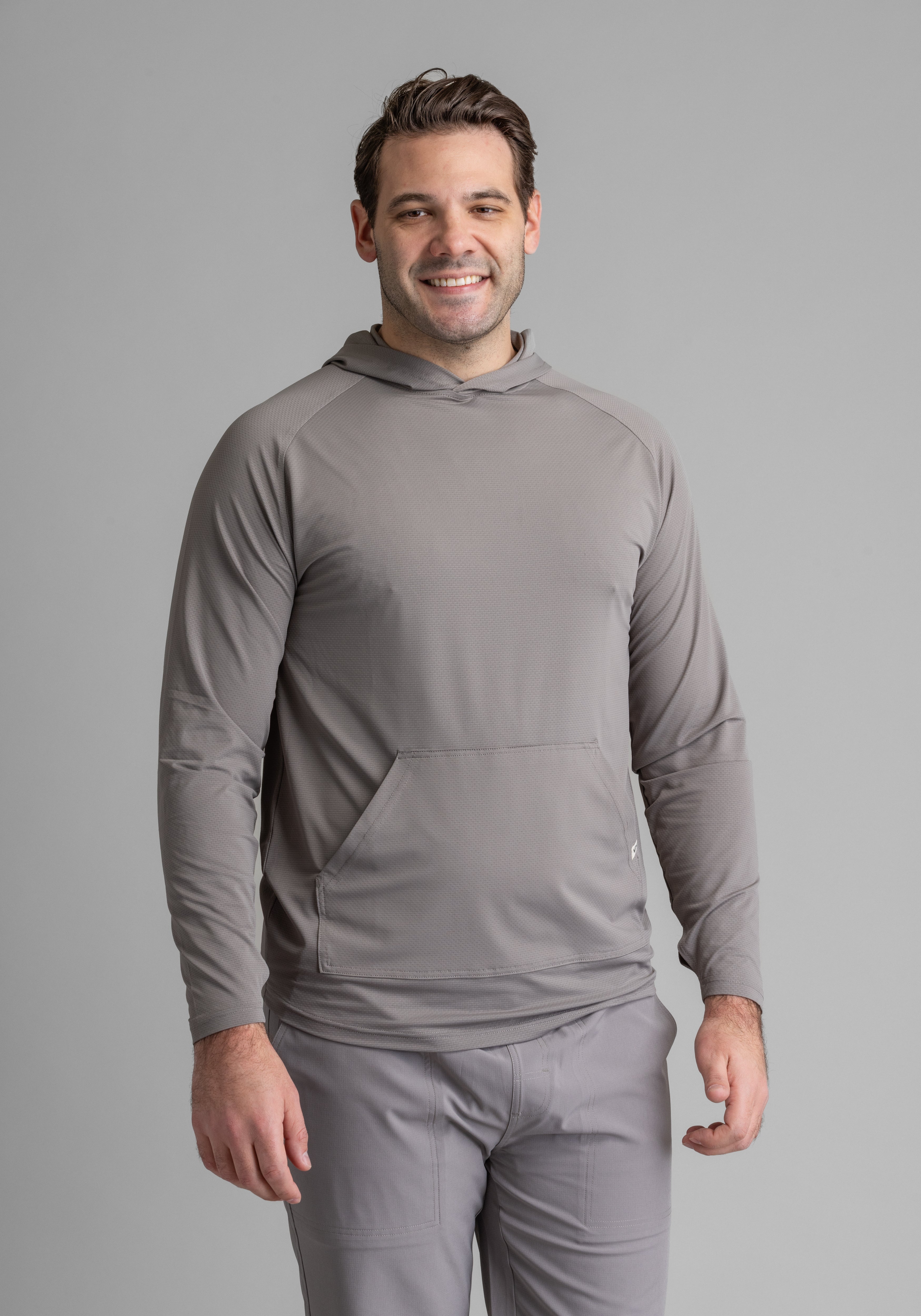 Men's Suncatcher UPF 50+ Stretch Mesh Kanga Hoody - LIV Outdoor