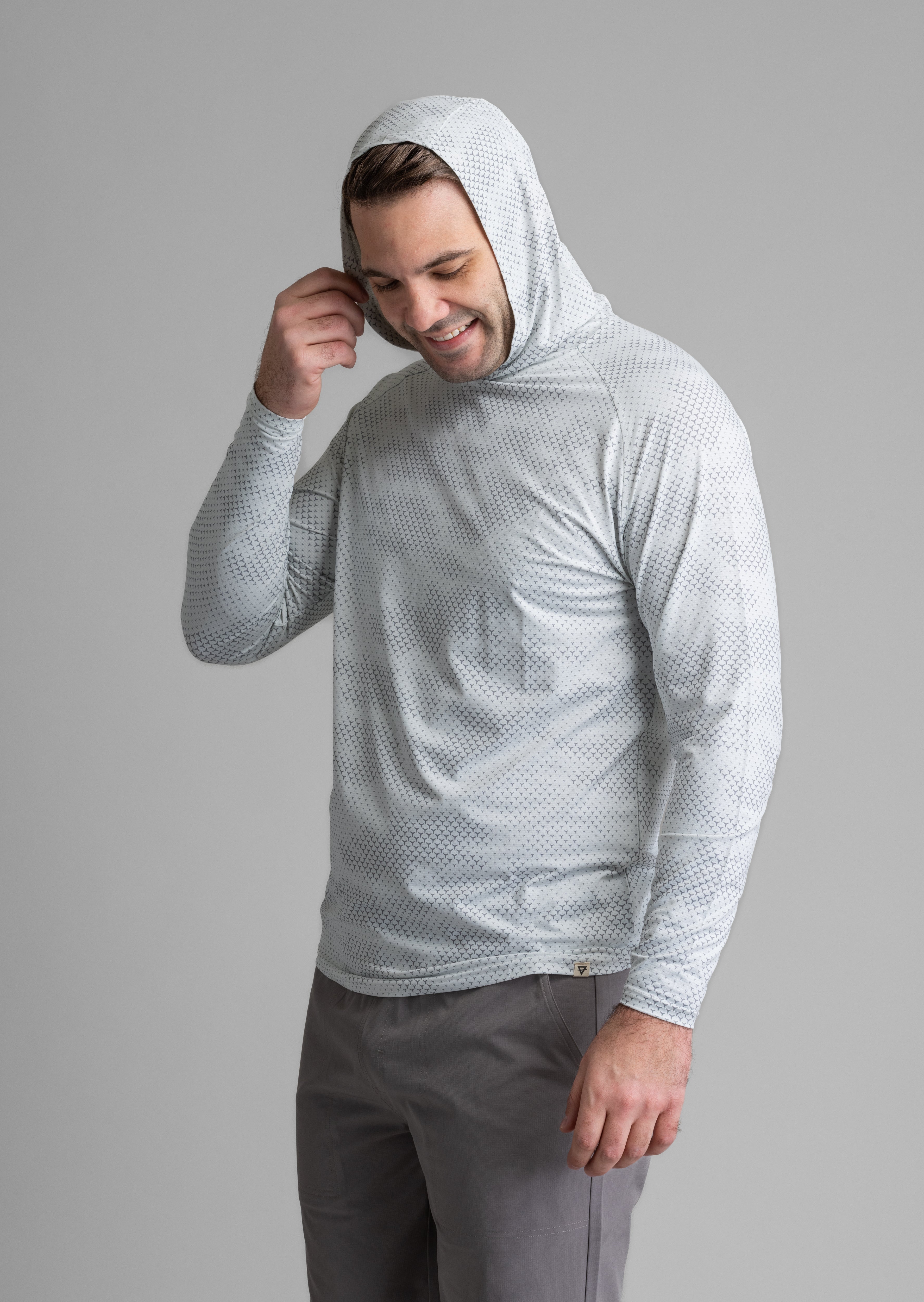 Men's Suncatcher UPF 50+ Stretch Mesh Printed Hoody - LIV Outdoor