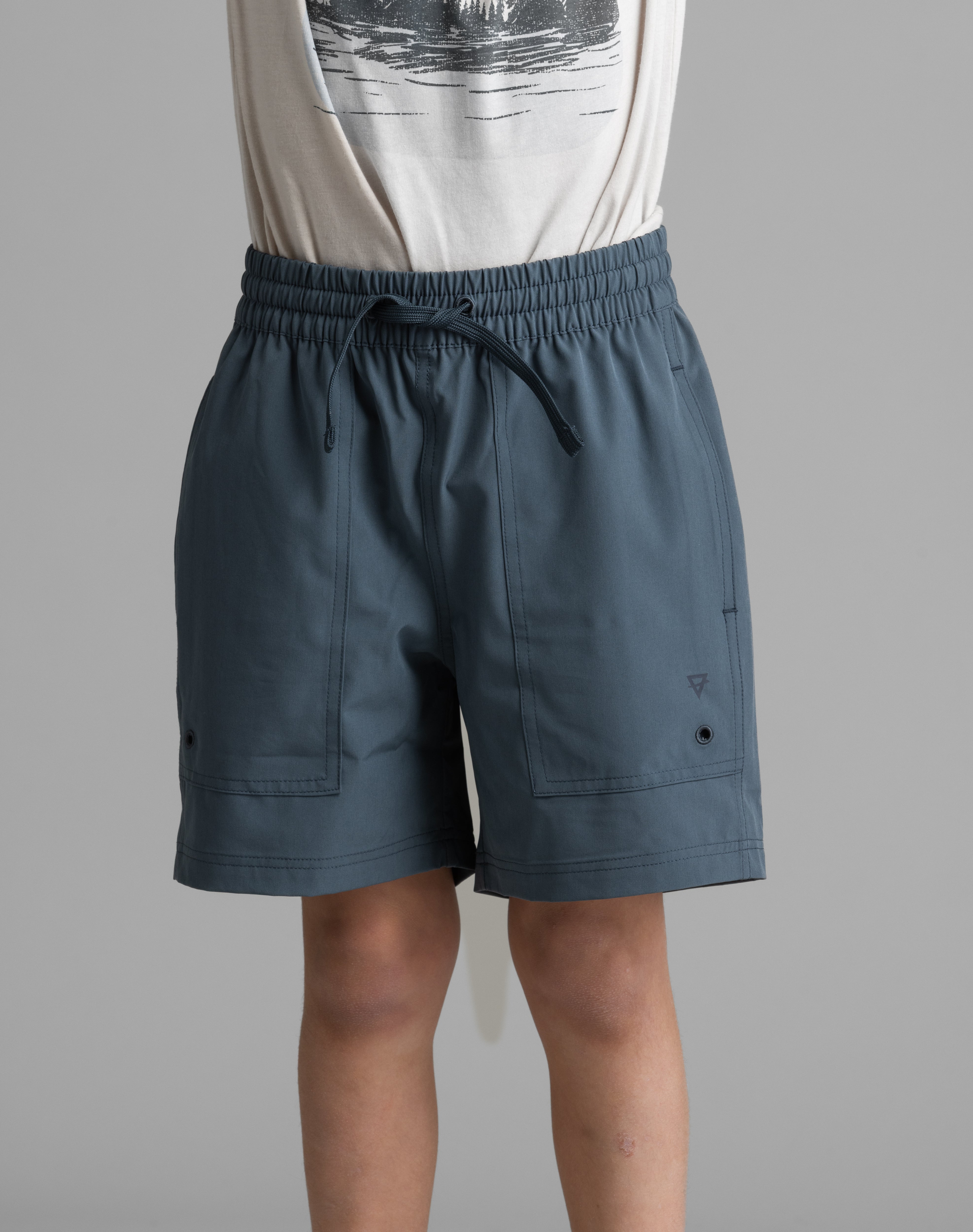 Unisex Kid's River Stretch Woven Hybrid Short - LIV Outdoor