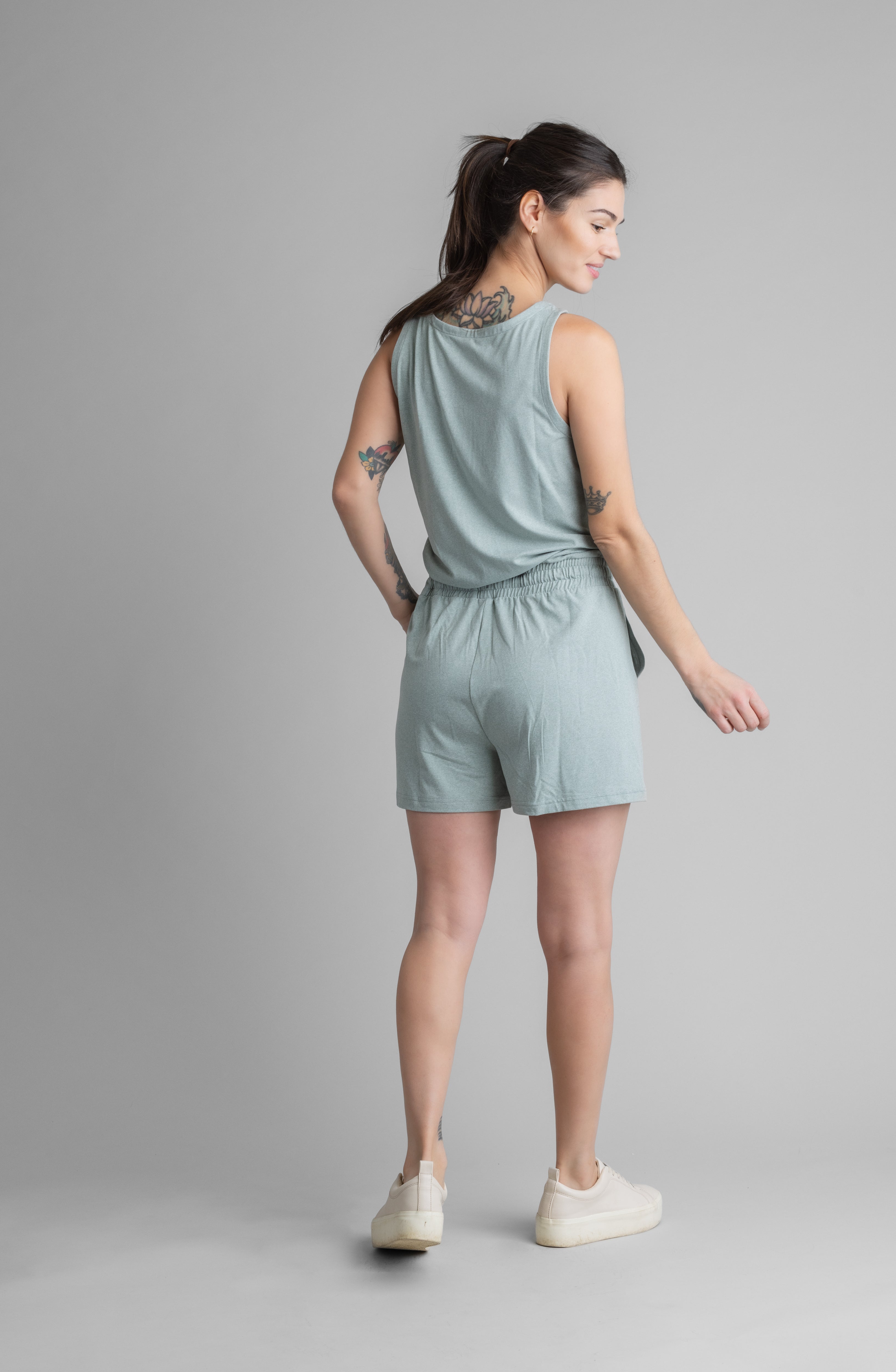 Women's Journey SoftTec Henley Romper