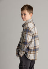 Boys Lichen Stretch Flannel Shirt - LIV Outdoor