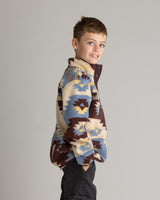 Boys Subzero Heavy Fleece Printed Snap Tee - LIV Outdoor