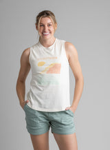 Women's Reagan Graphic Tank - Stonewashed