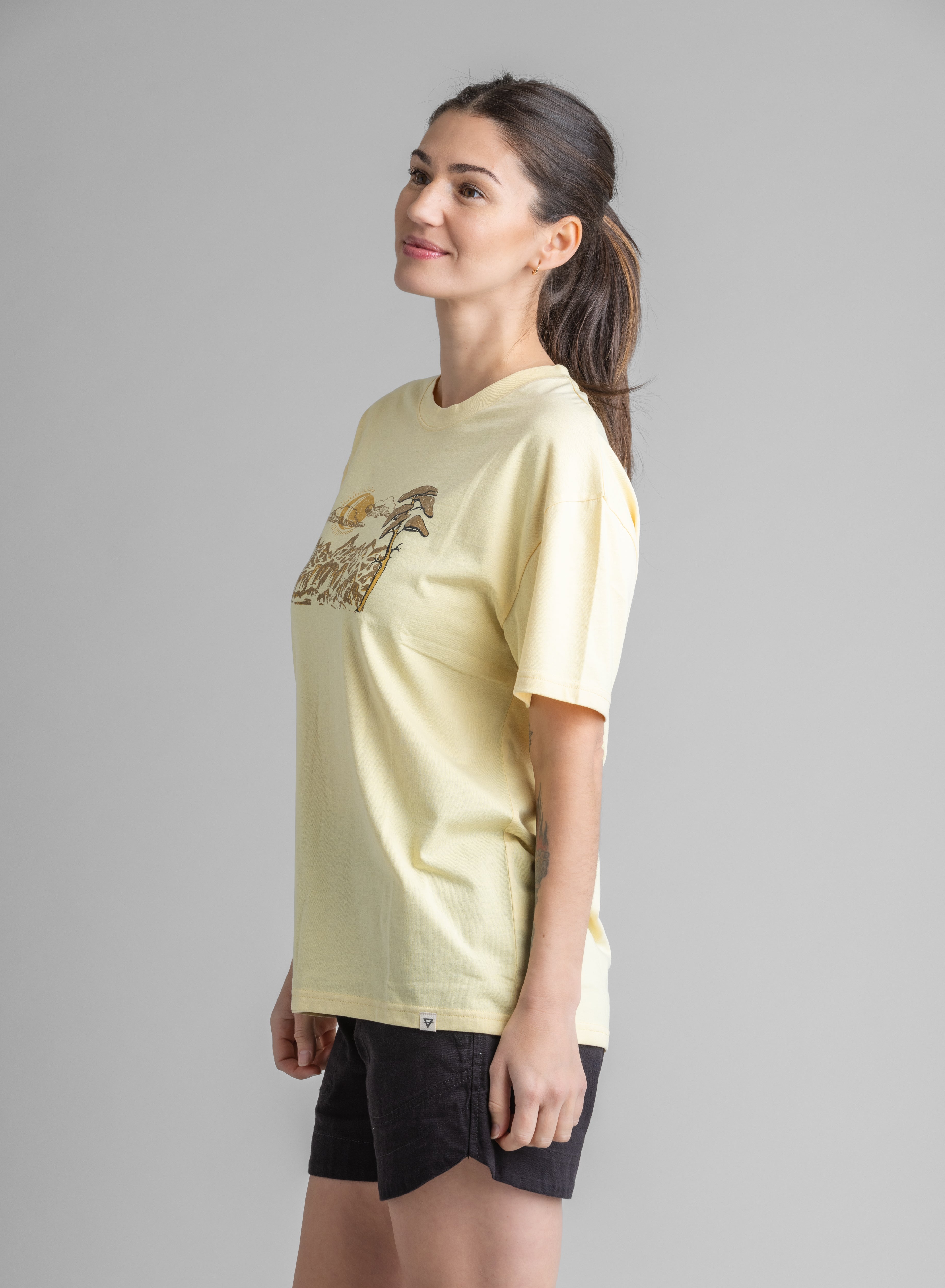 Women's Reagan Oversized Graphic Tee - Stonewashed  in Plus Size