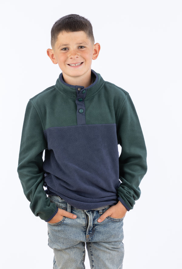 Boy's Frostbite Microfleece Pullover - LIV Outdoor