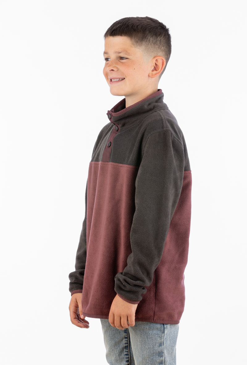 Boy's Frostbite Microfleece Pullover - LIV Outdoor