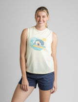 Women's Reagan Graphic Tank - Stonewashed