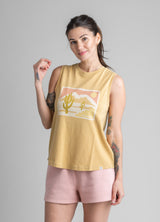 Women's Reagan Graphic Tank - Stonewashed