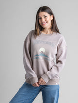 Women's Gabriella Oversized Graphic Crew Sweatshirt - Stonewashed