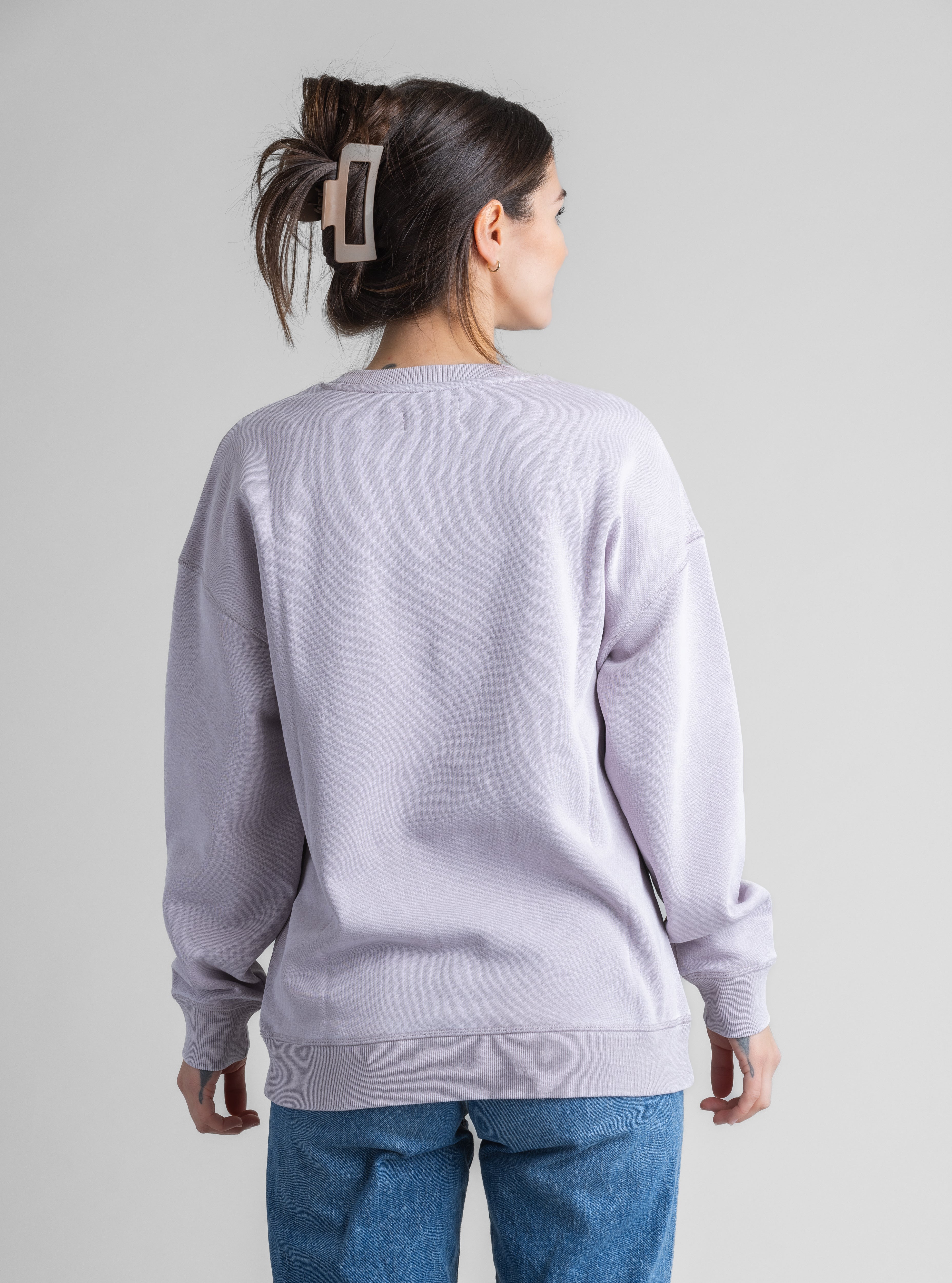 Women's Gabriella Oversized Graphic Crew Sweatshirt - Stonewashed