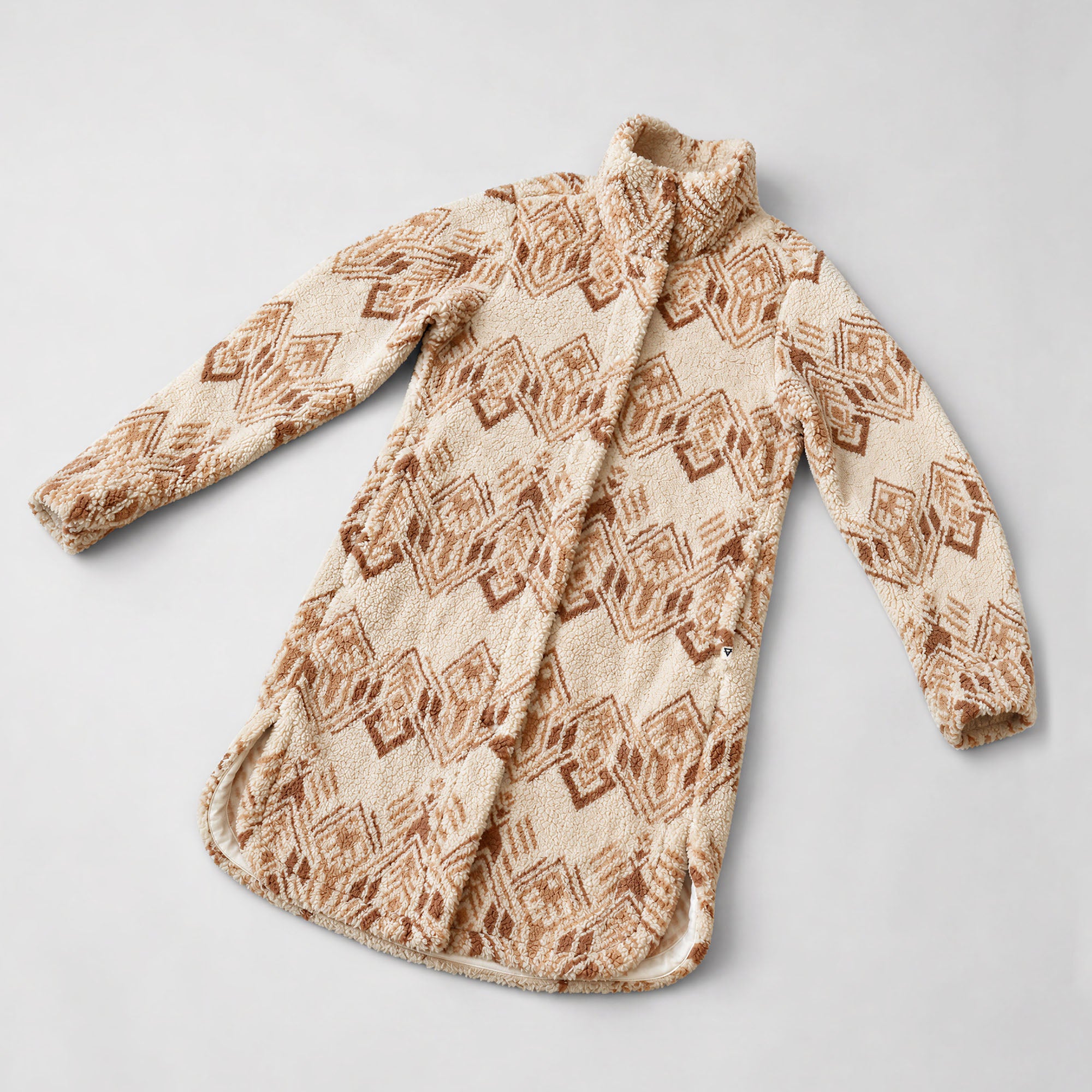 Women's Ainsley Long Sherpa Snap-Front Jacket