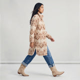 Women's Ainsley Long Sherpa Snap-Front Jacket