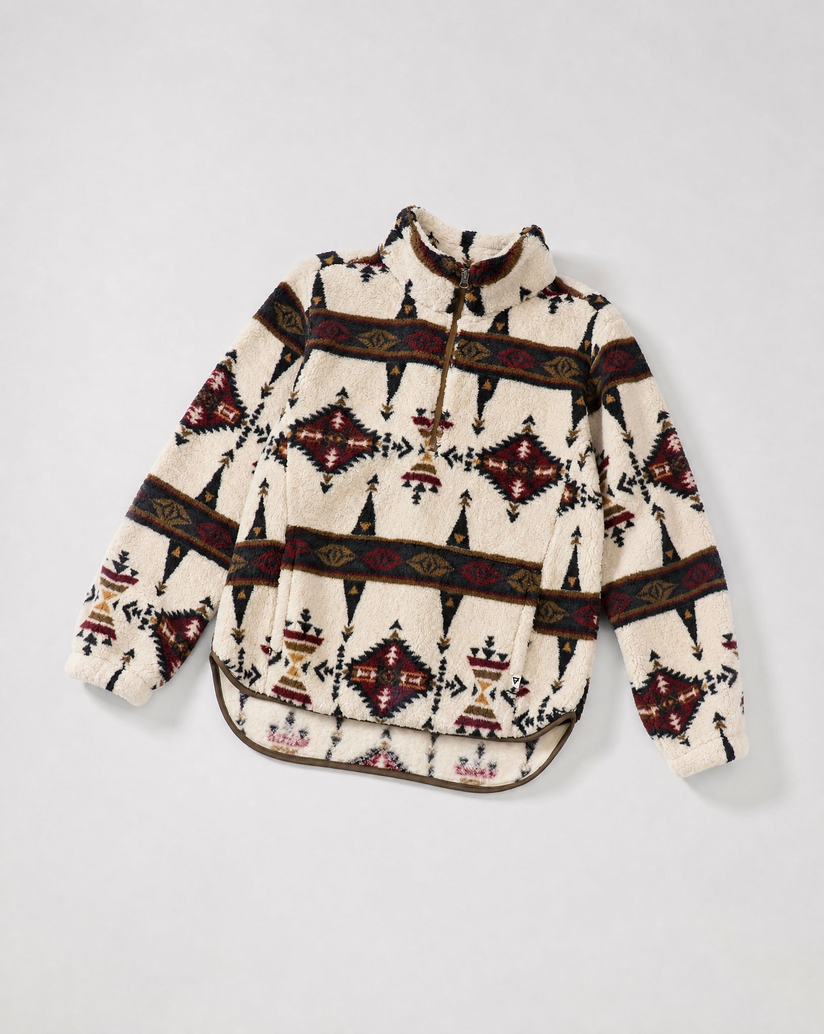Women's Ainsley Sherpa Pullover by LIV Outdoor, cozy fleece top with a high collar and relaxed fit, perfect for chilly weather.