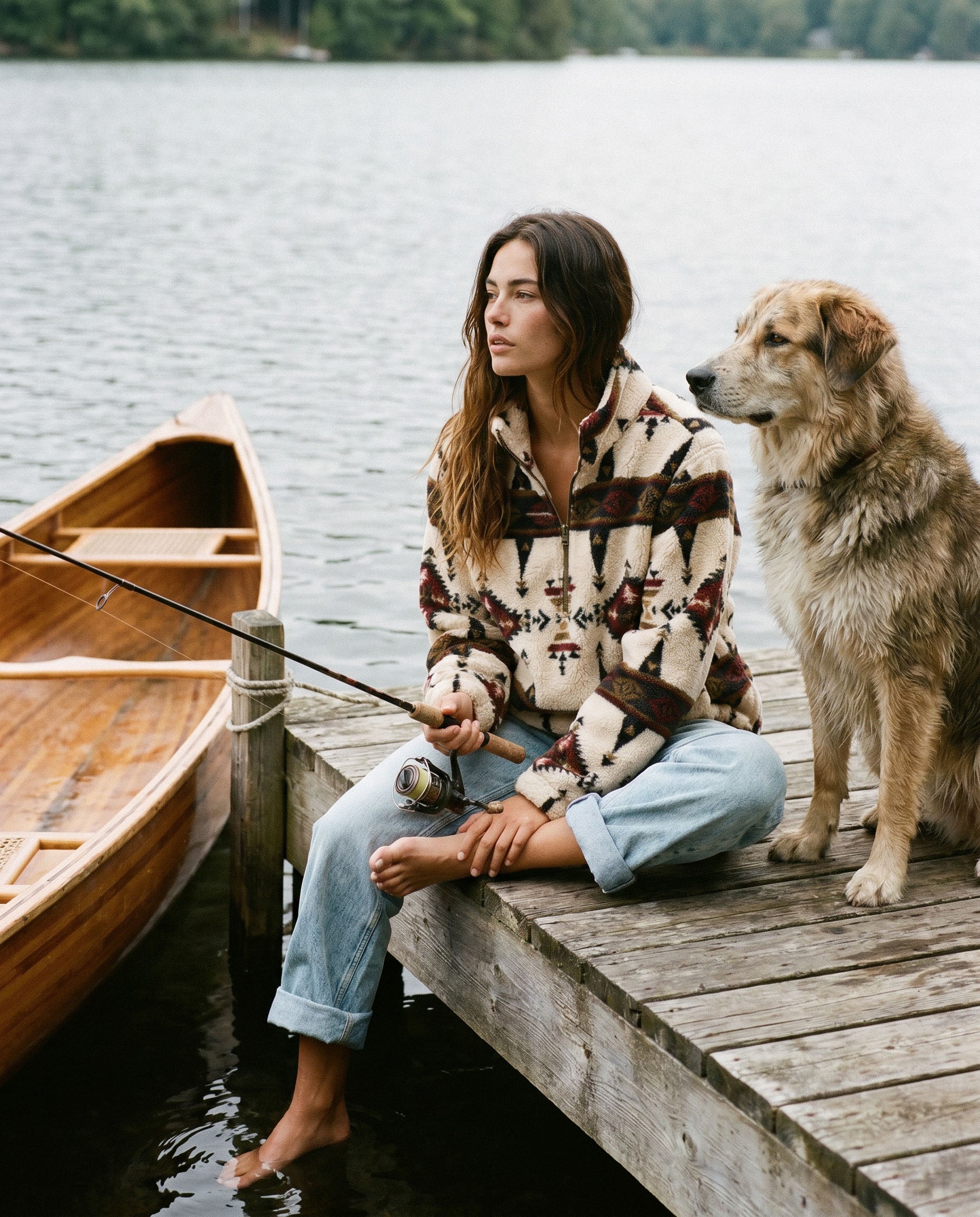 Women's Ainsley Sherpa Pullover by LIV Outdoor, featuring soft sherpa fabric and a cozy fit, perfect for casual winter wear.