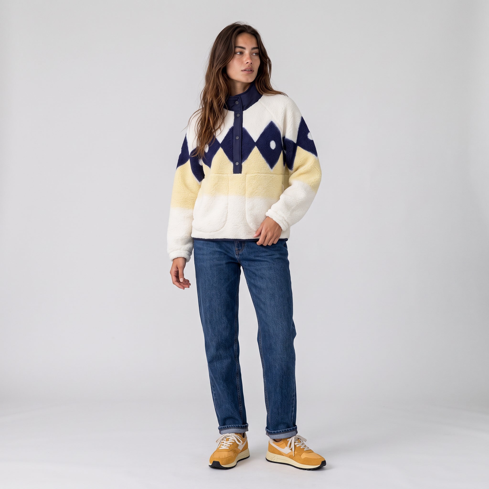 Women's Ainsley Printed Snap Pullover