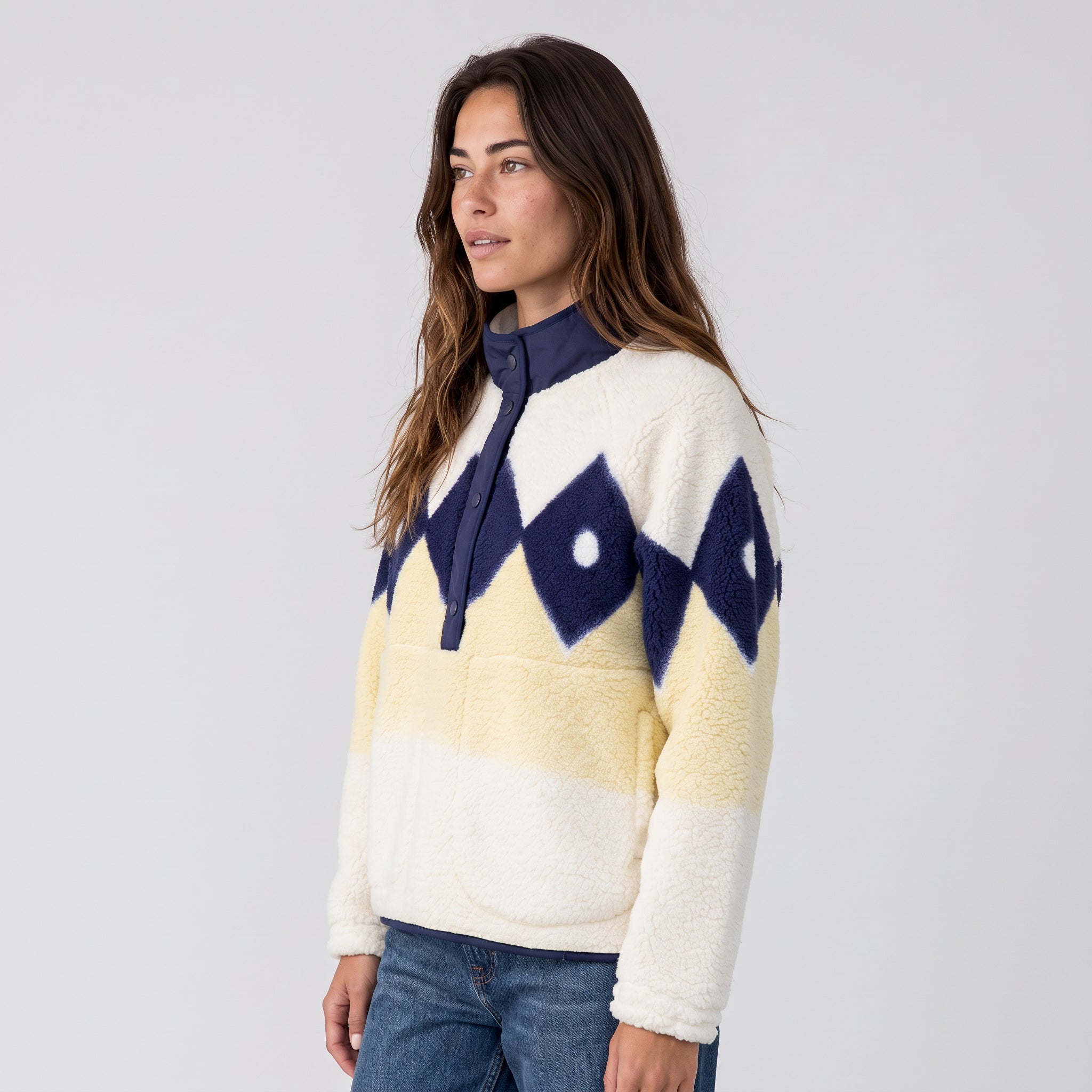 Women's Ainsley Printed Snap Pullover