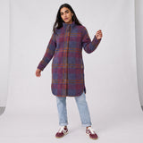 Women's Ainsley Long Sherpa Snap-Front Jacket