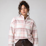 Women's Ainsley Plush Sherpa Snap Pullover