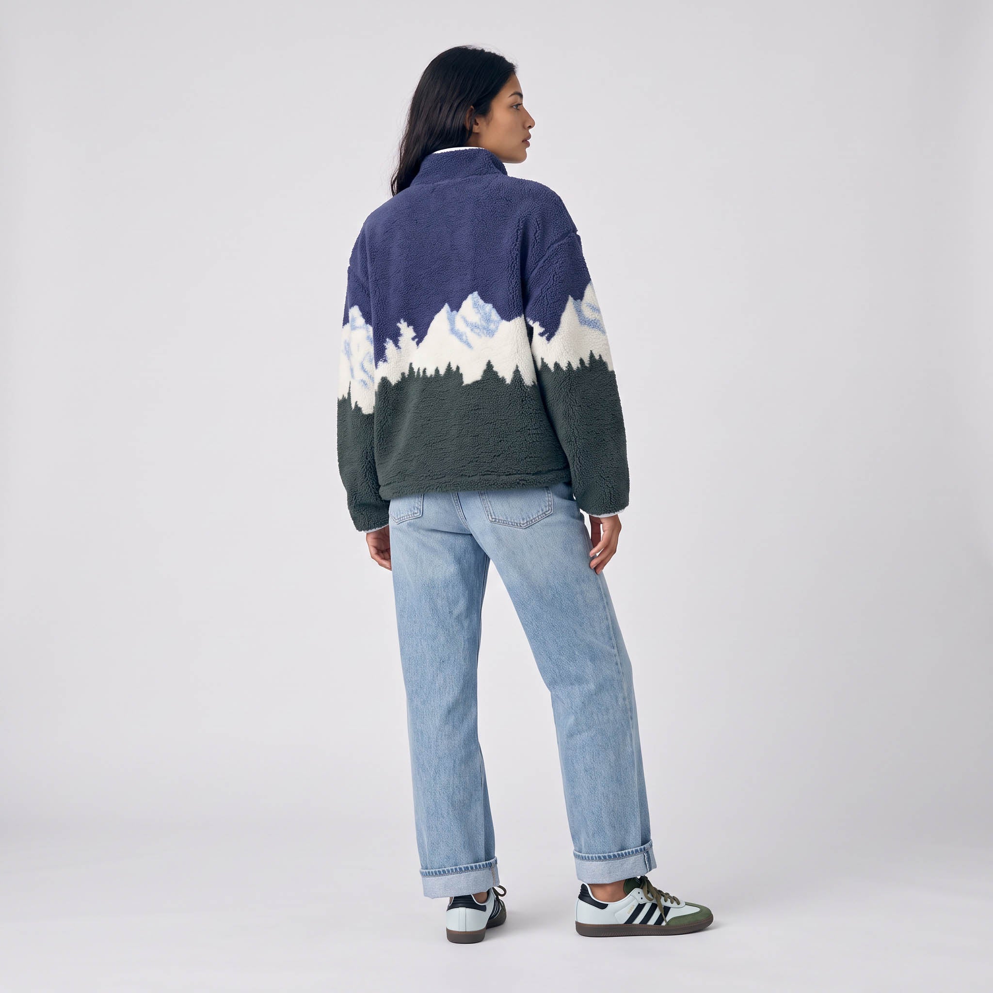 Women's Ainsley Plush Sherpa Snap Pullover
