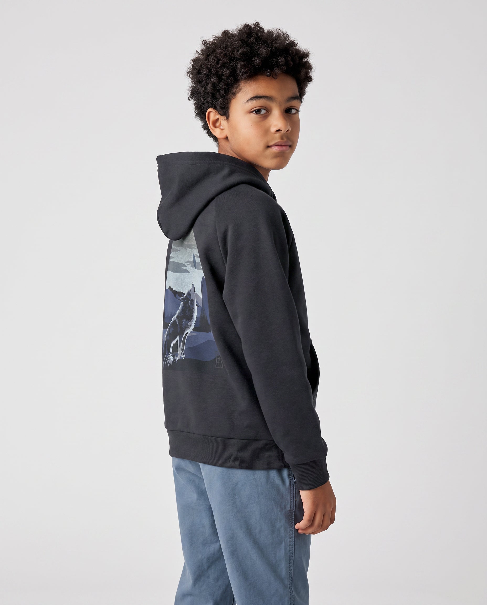 Boys Graphic Pullover Hoodie