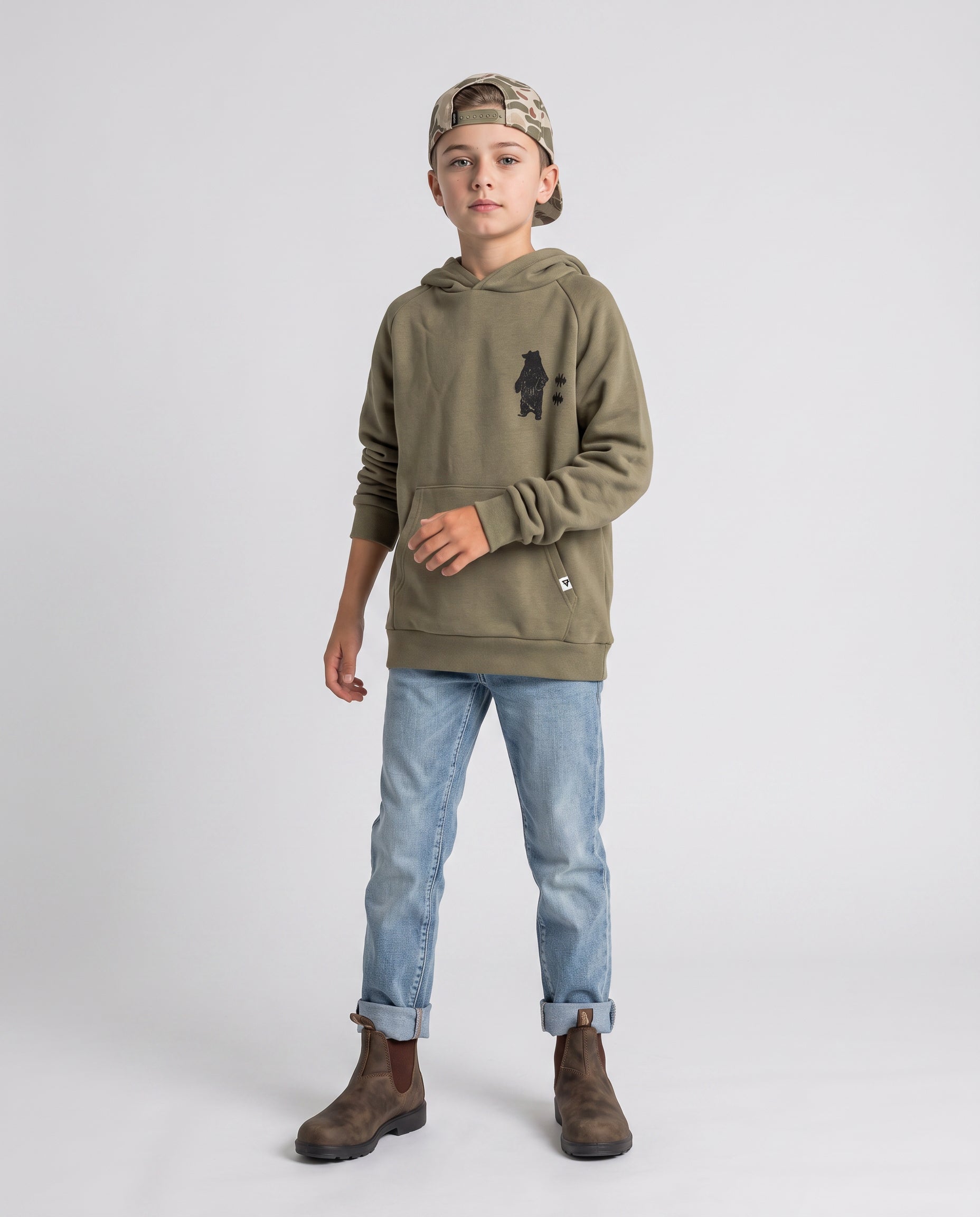 Boys Graphic Pullover Hoodie