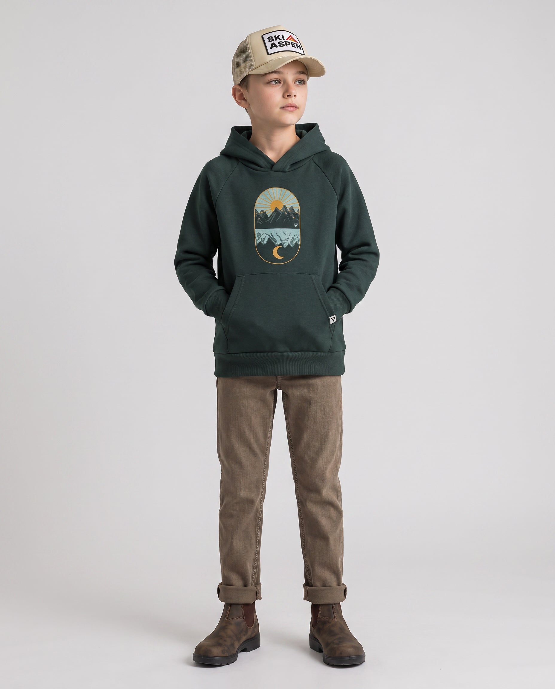 Boys Graphic Pullover Hoodie