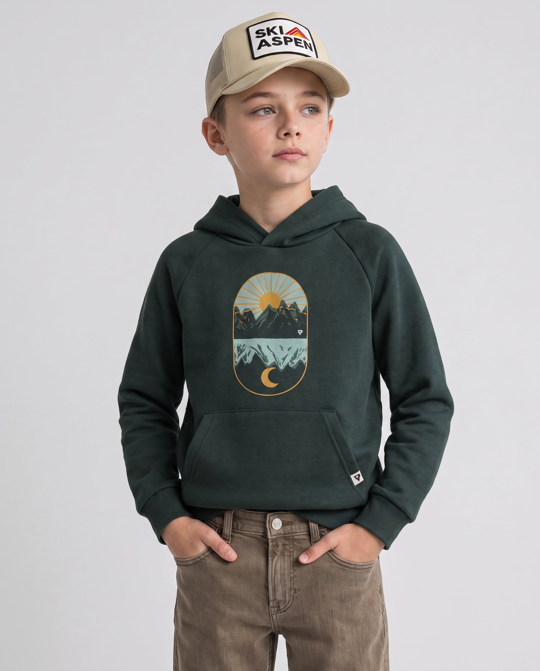 Boys Graphic Pullover Hoodie