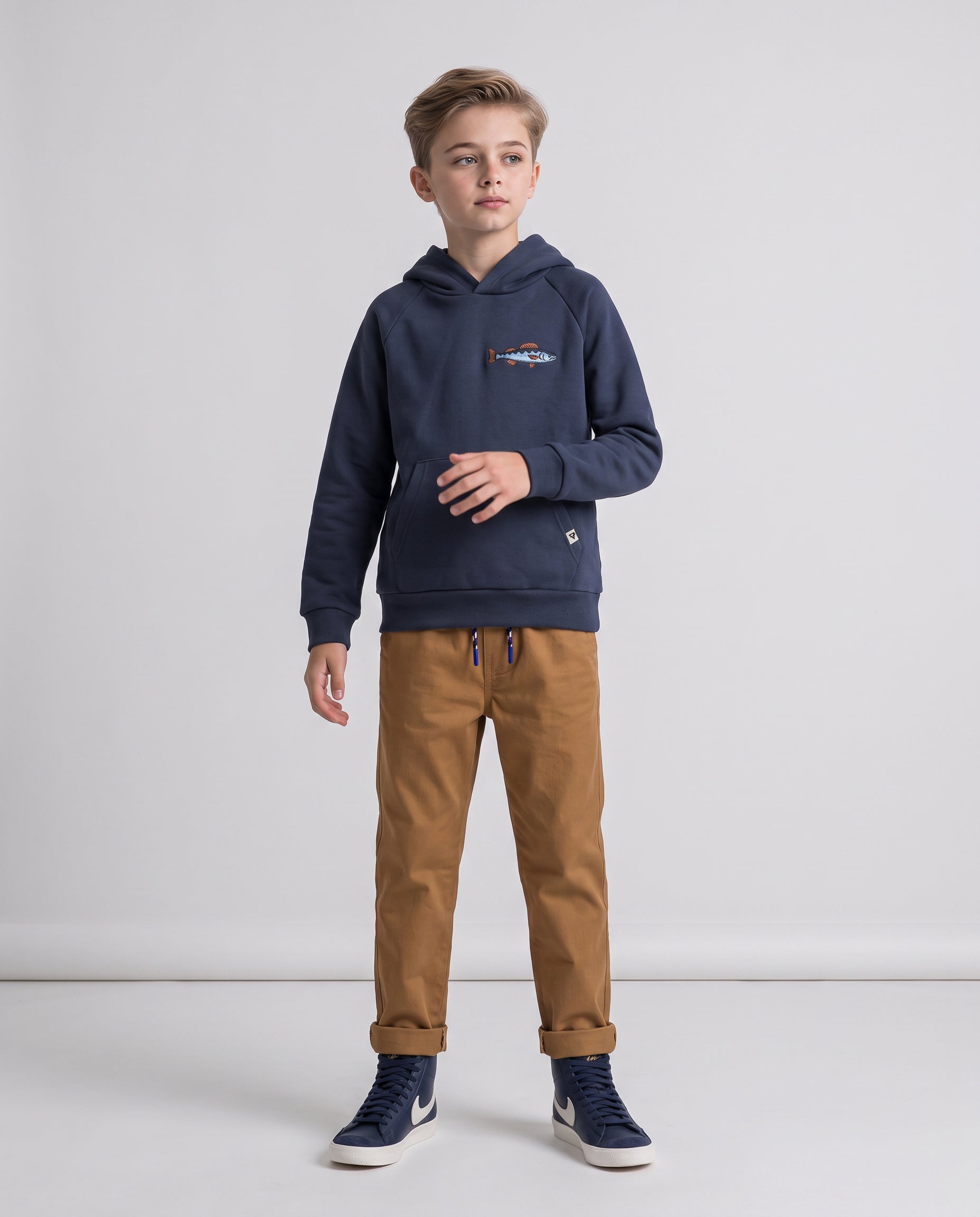 Boys Graphic Pullover Hoodie
