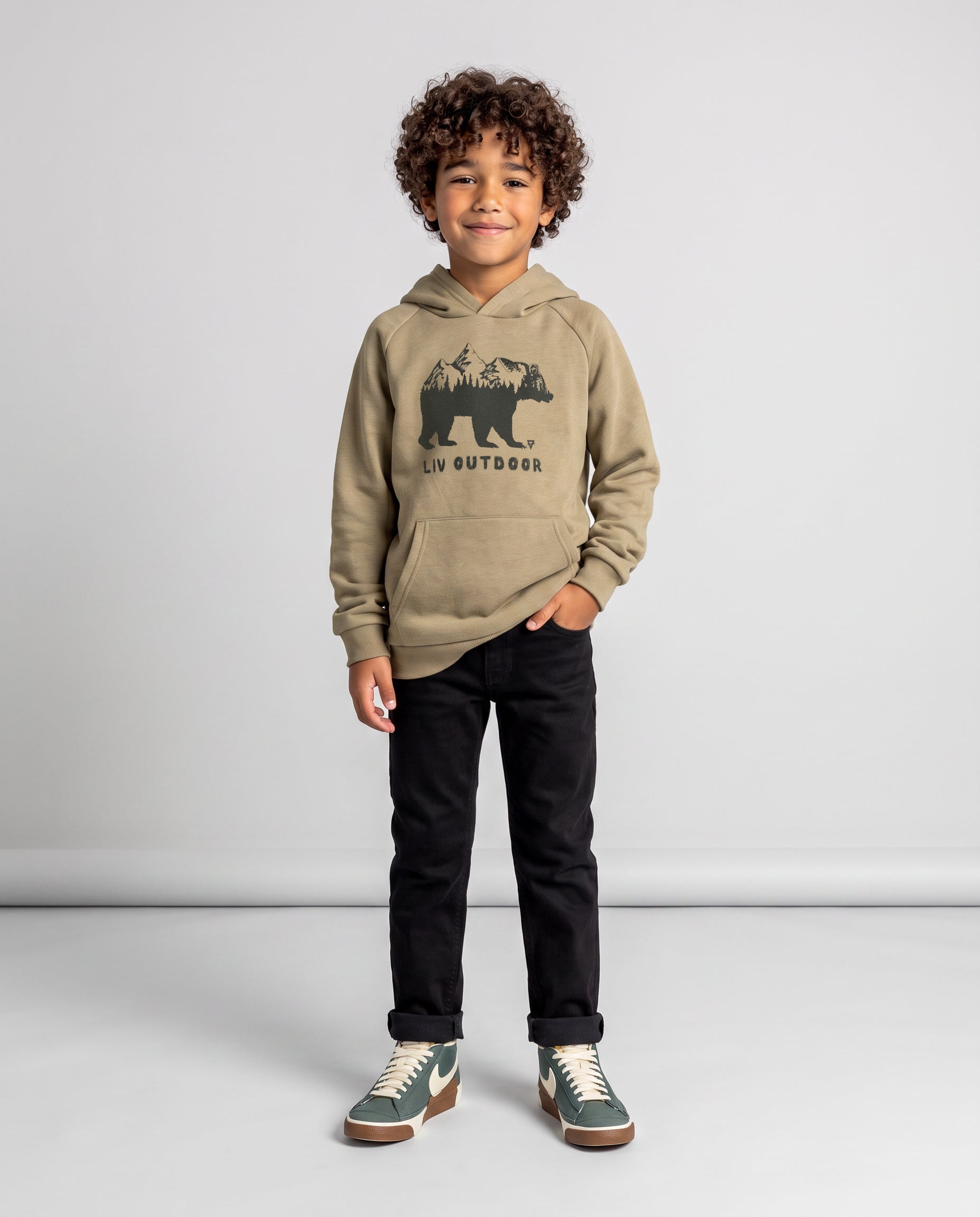 Boys Graphic Pullover Hoodie