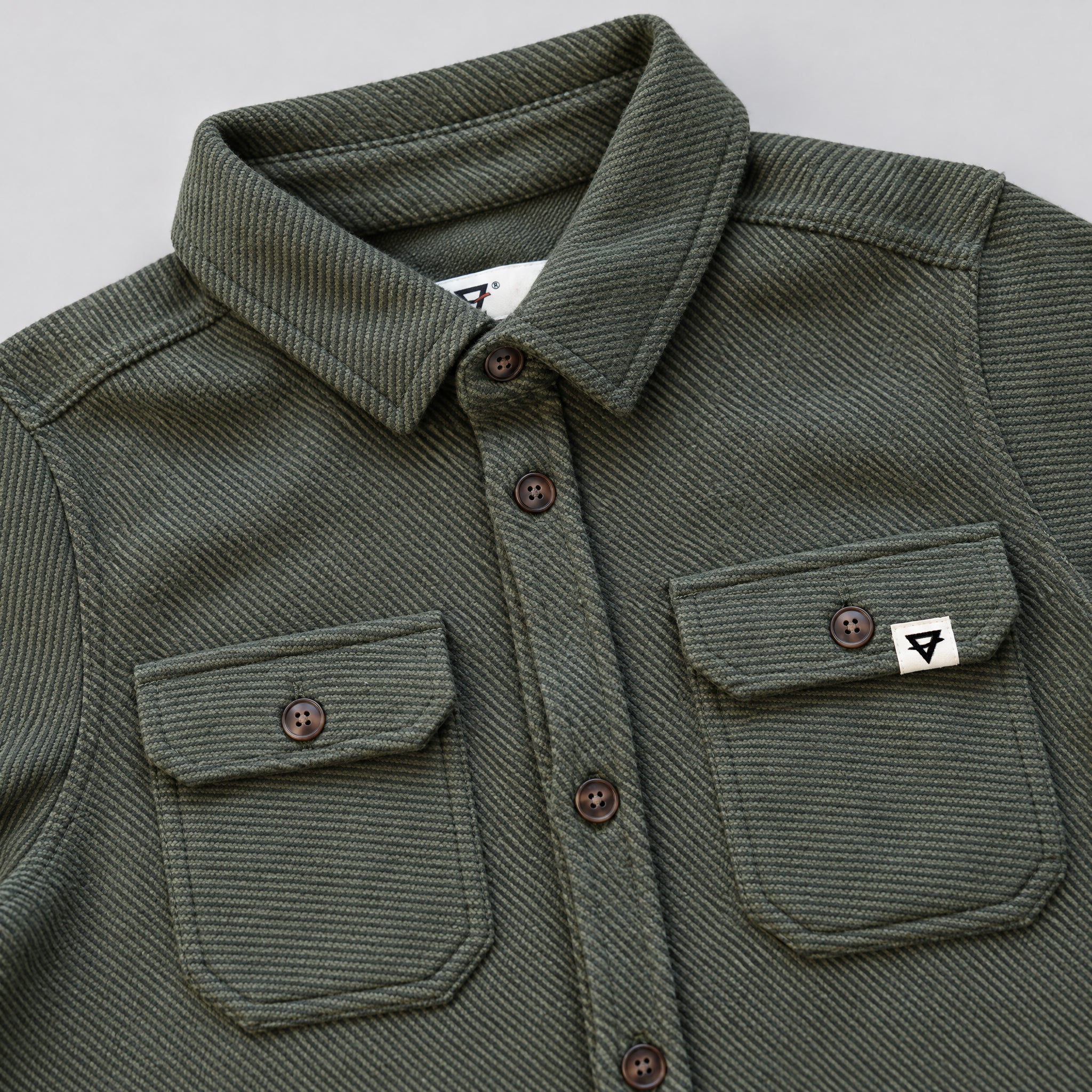 Boys Lichen Stretch Flannel Shirt