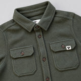 Boys Lichen Stretch Flannel Shirt