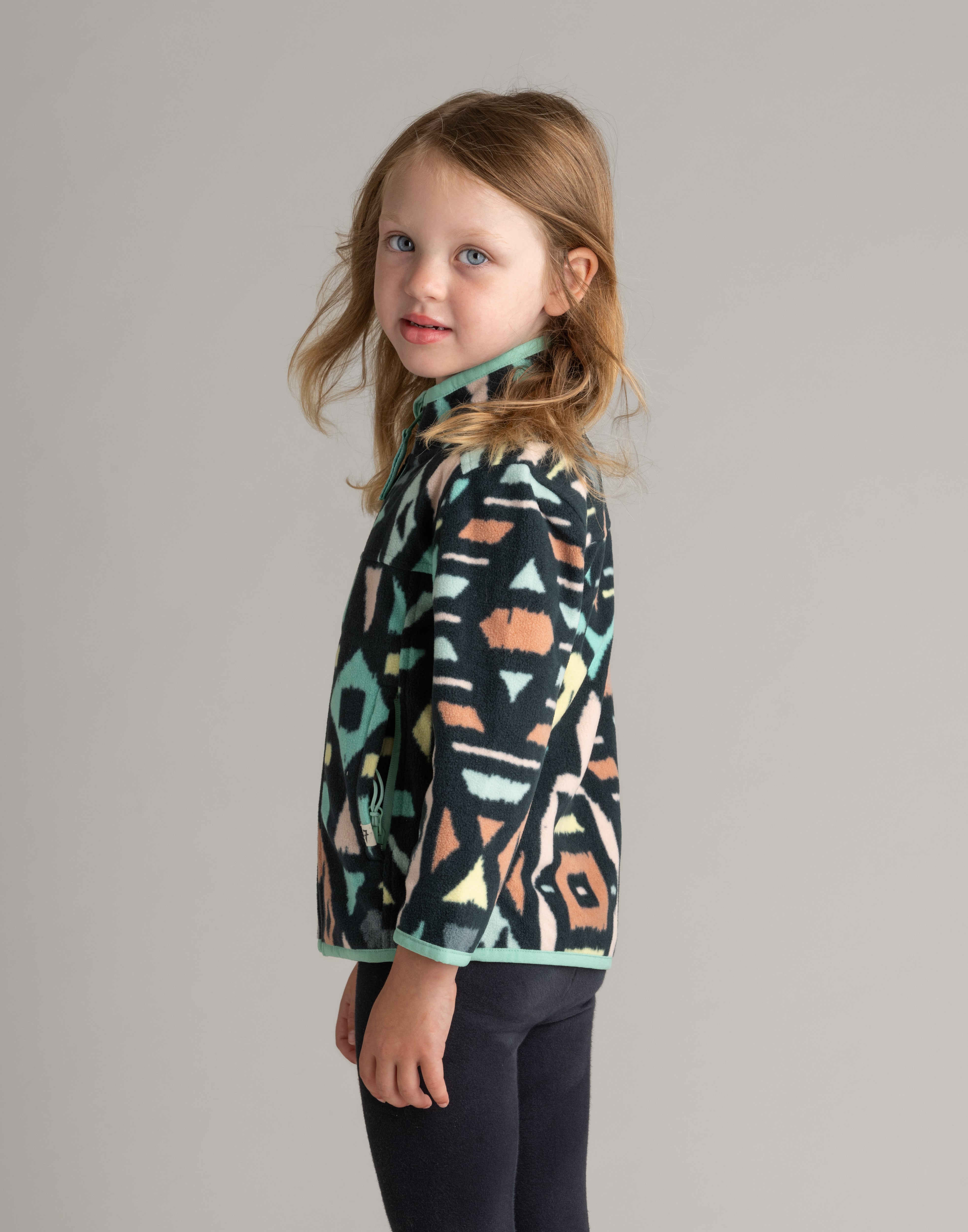 Unisex Trail Microfleece Printed Jacket - Toddler Sizing