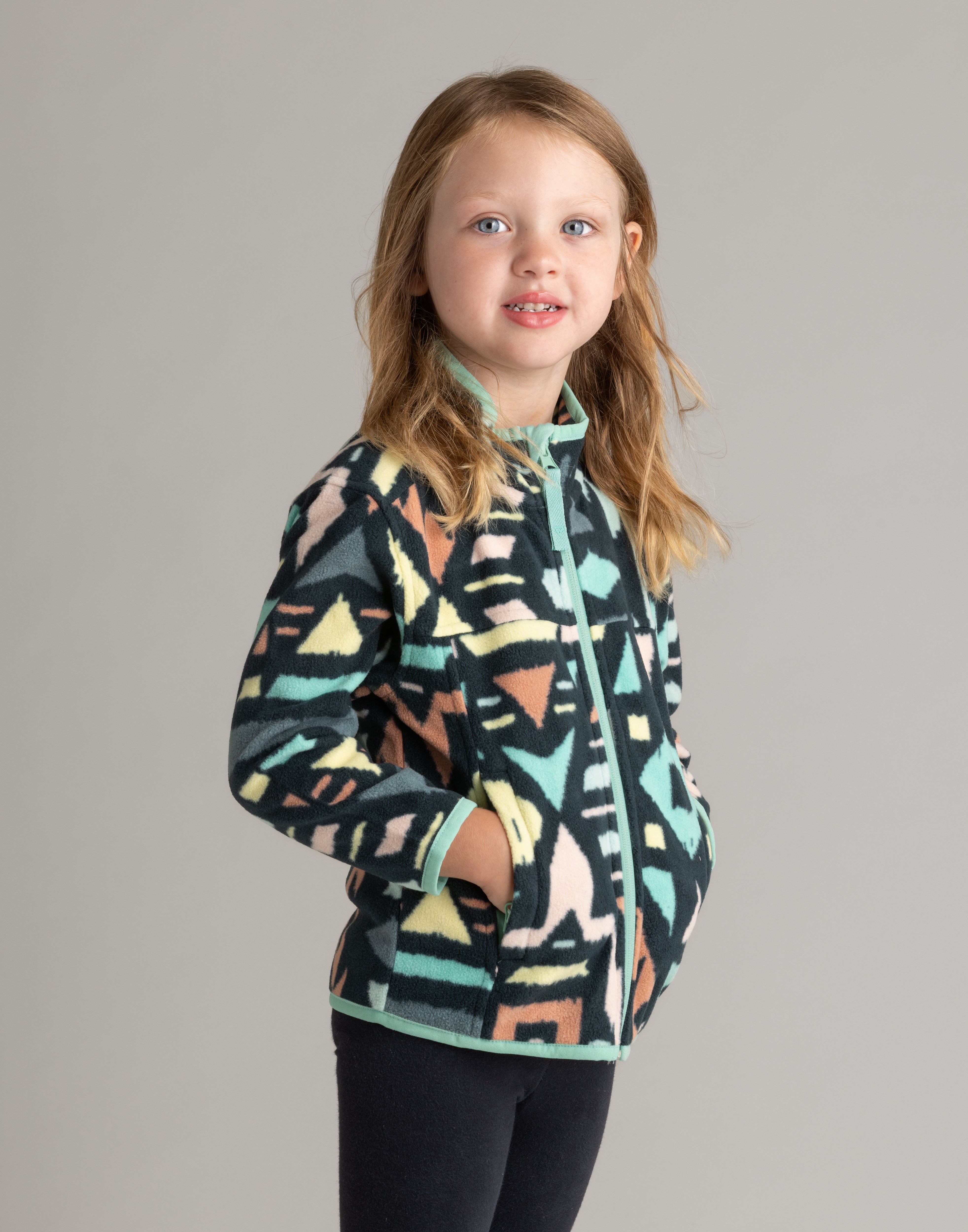 Unisex Trail Microfleece Printed Jacket - Toddler Sizing - LIV Outdoor