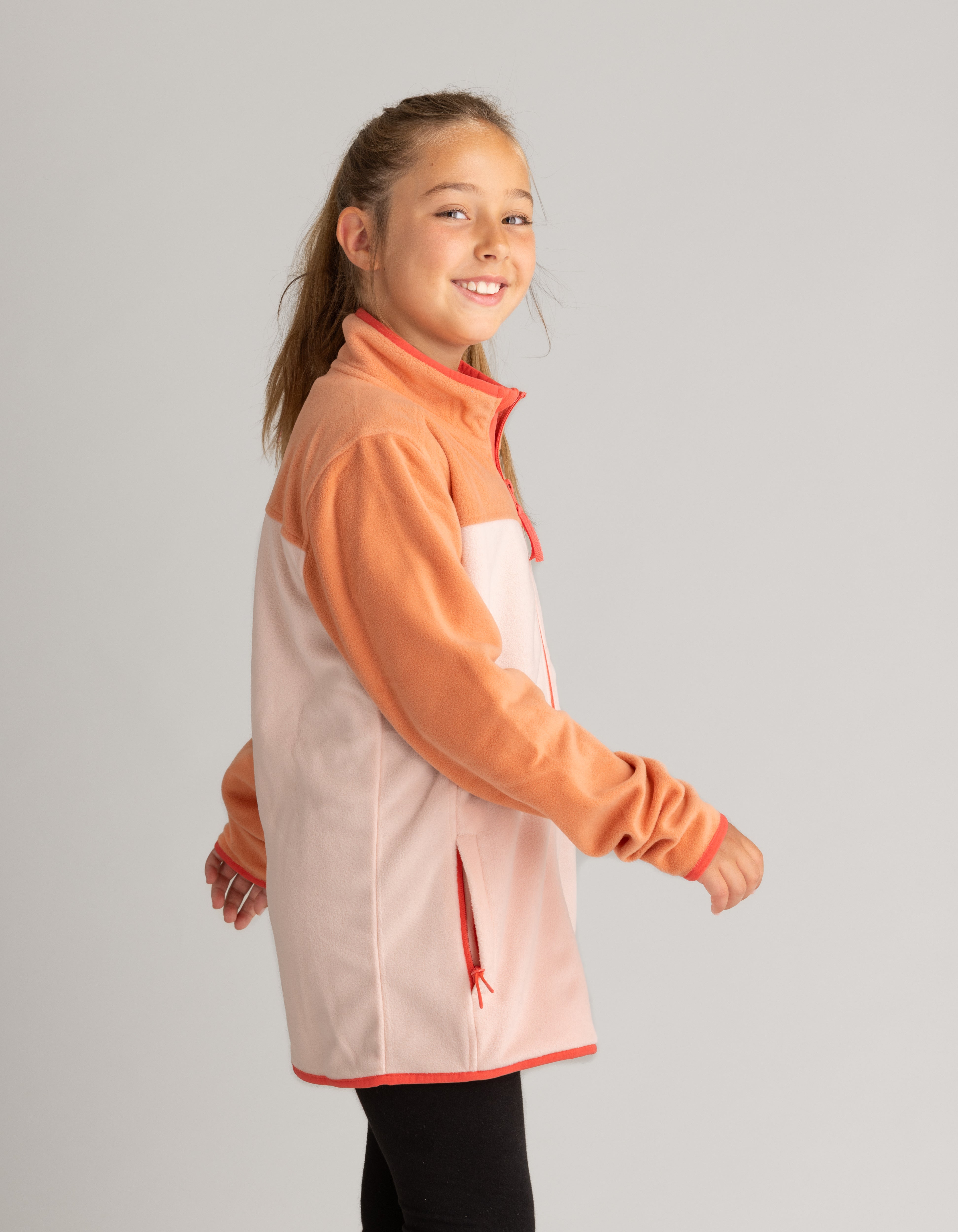 Girls Trail Microfleece Jacket - Youth Sizing - LIV Outdoor