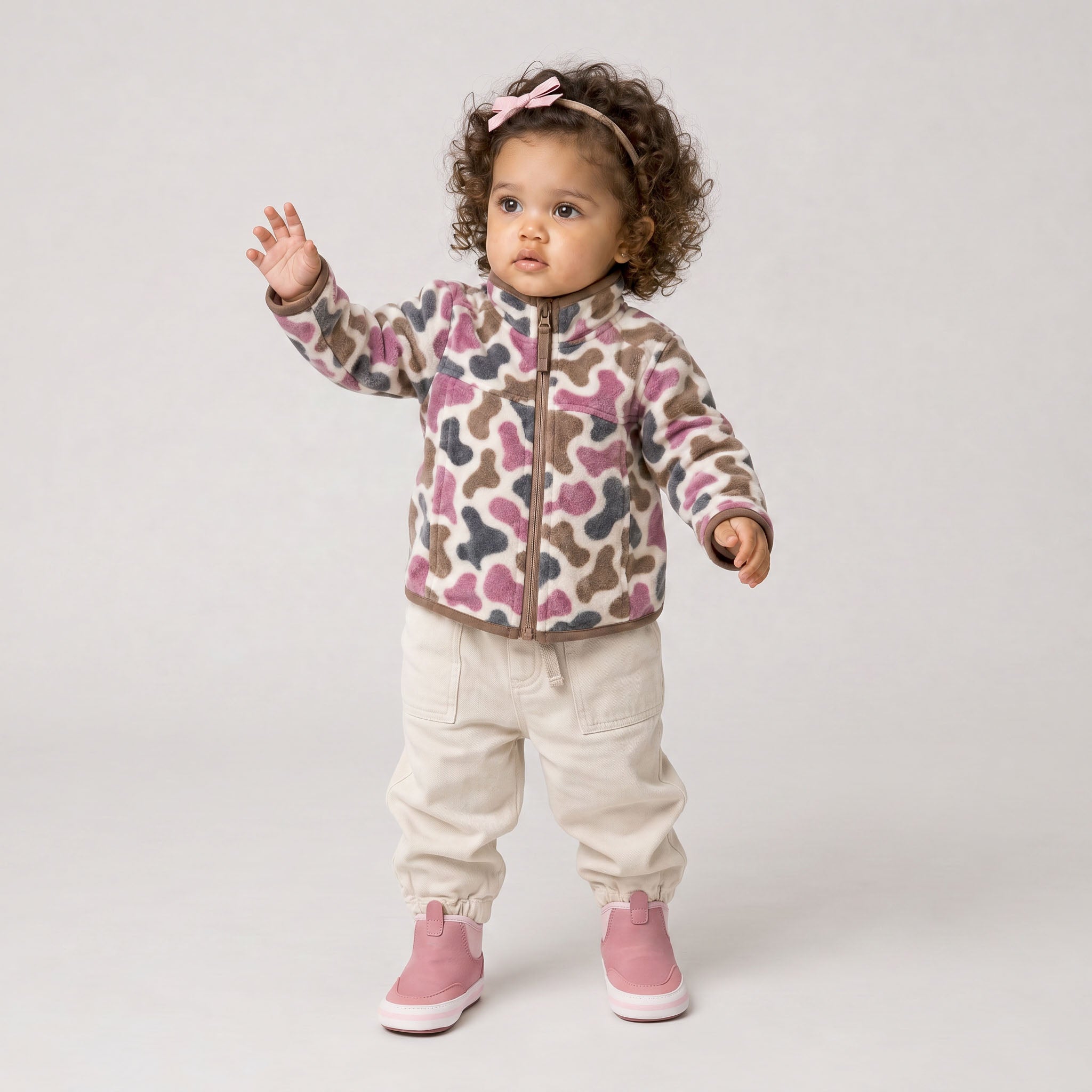 Unisex Trail Microfleece Printed Jacket - Infant Sizing