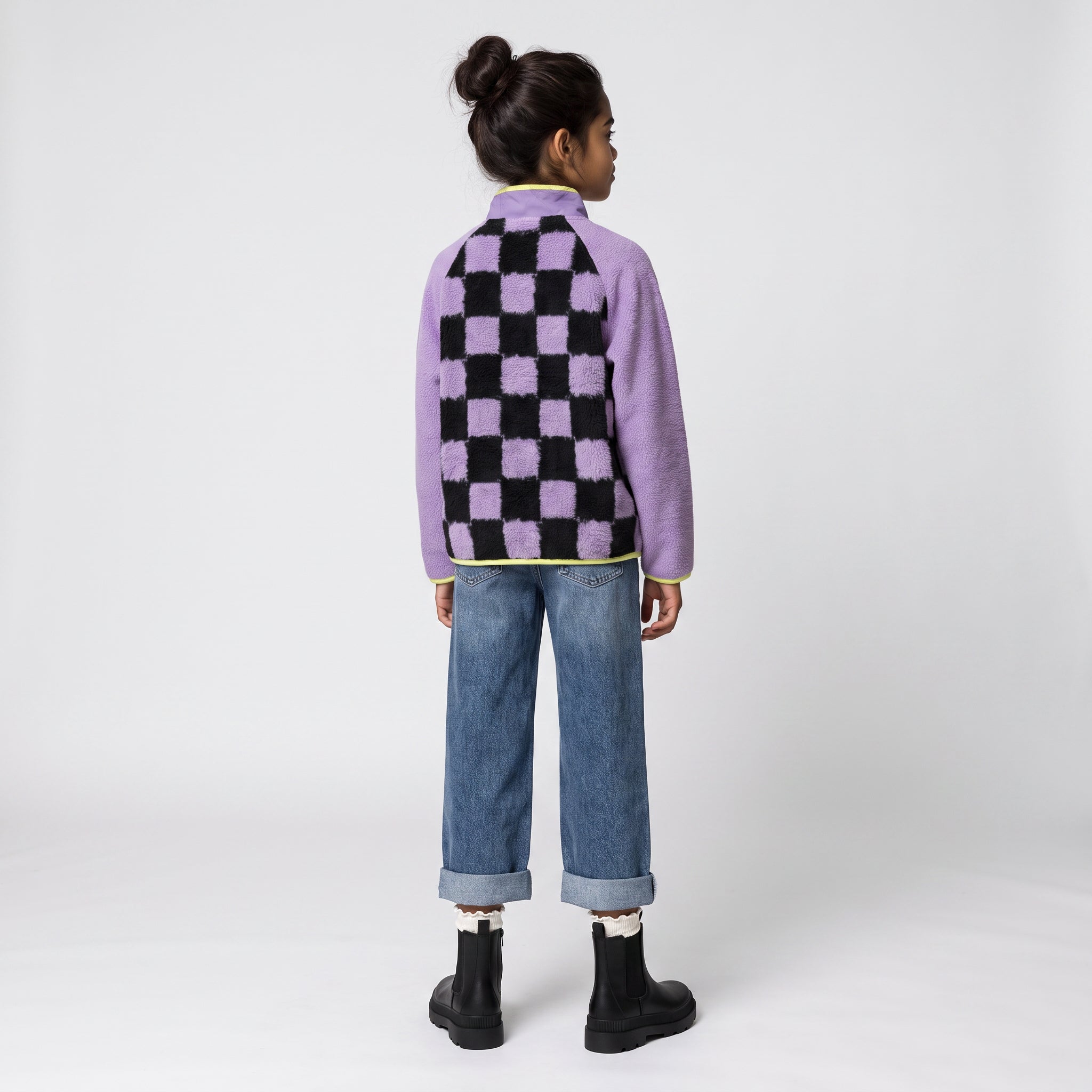 Girls Dawn Heavy Fleece Quarter Snap Pullover