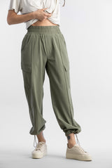 Women's Cascade Stretch Woven Ripstop Cinch Bottom Pant - LIV Outdoor