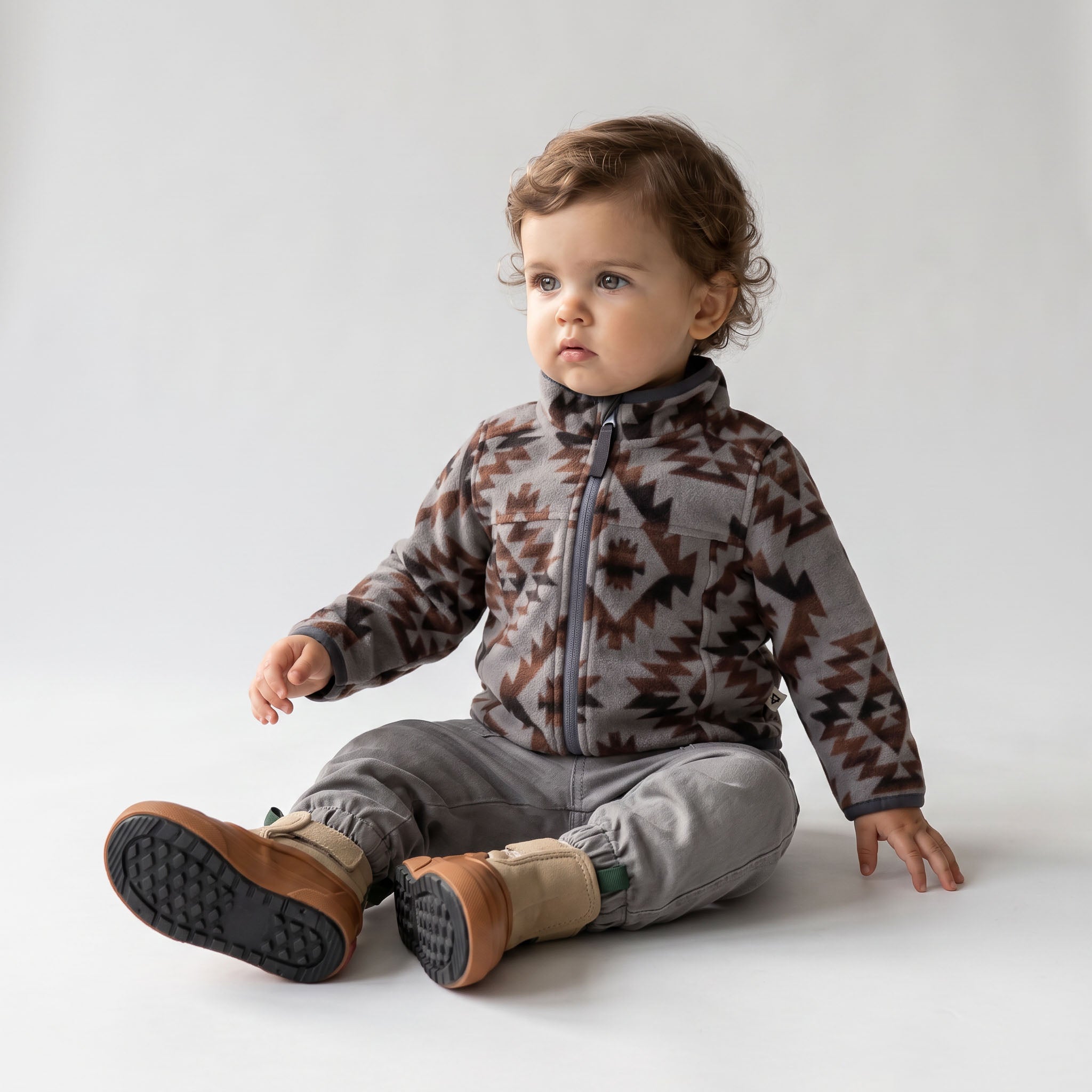Unisex Trail Microfleece Printed Jacket - Infant Sizing