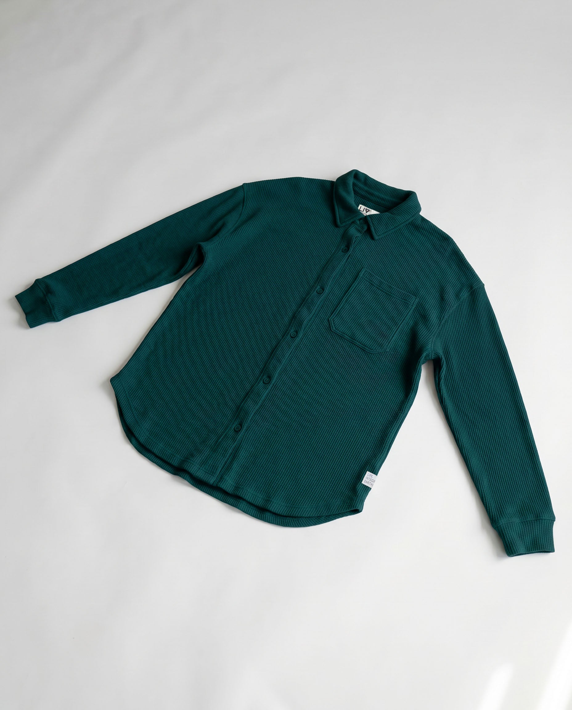 Kigo Heavy Waffle Shacket