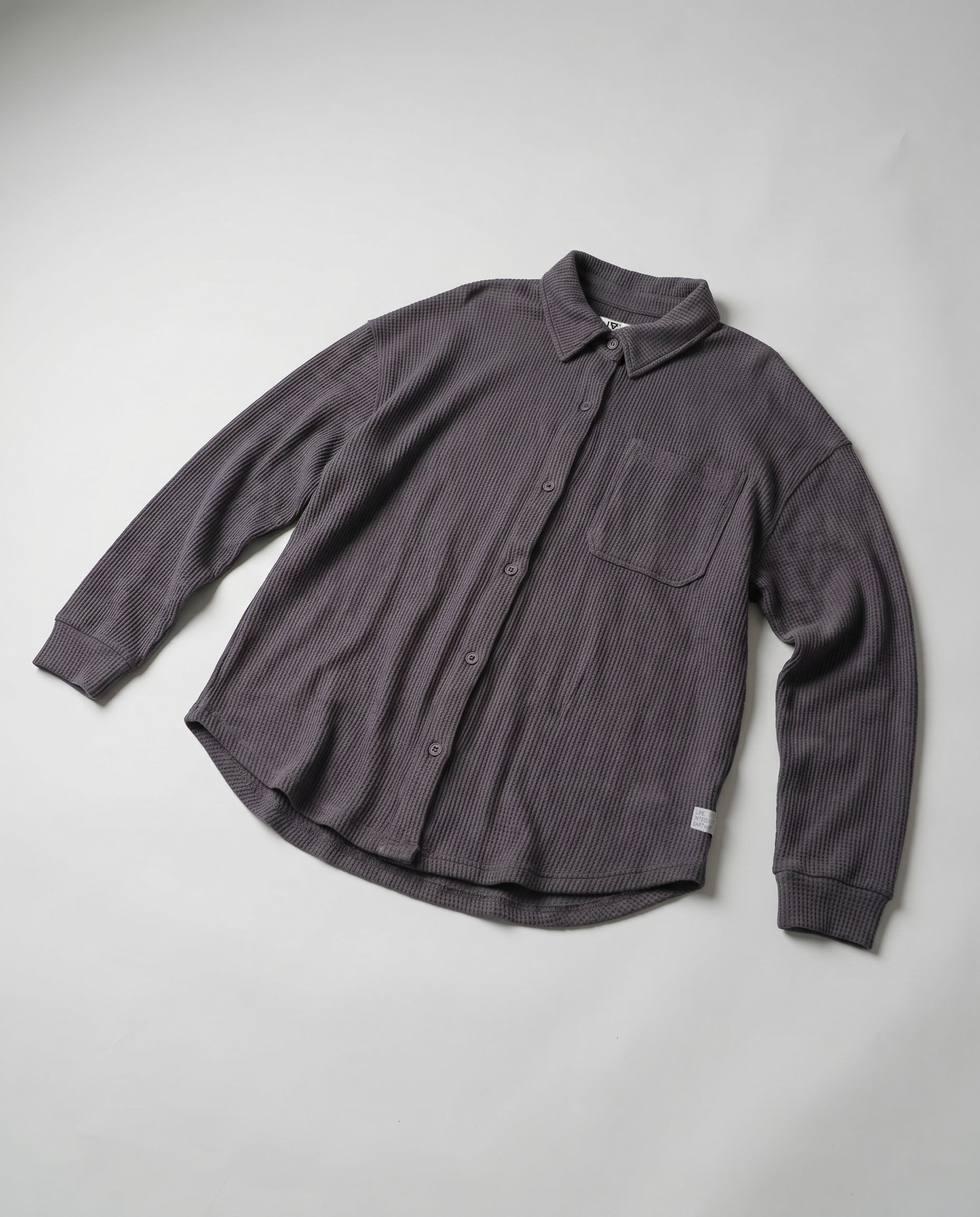 Kigo Heavy Waffle Shacket