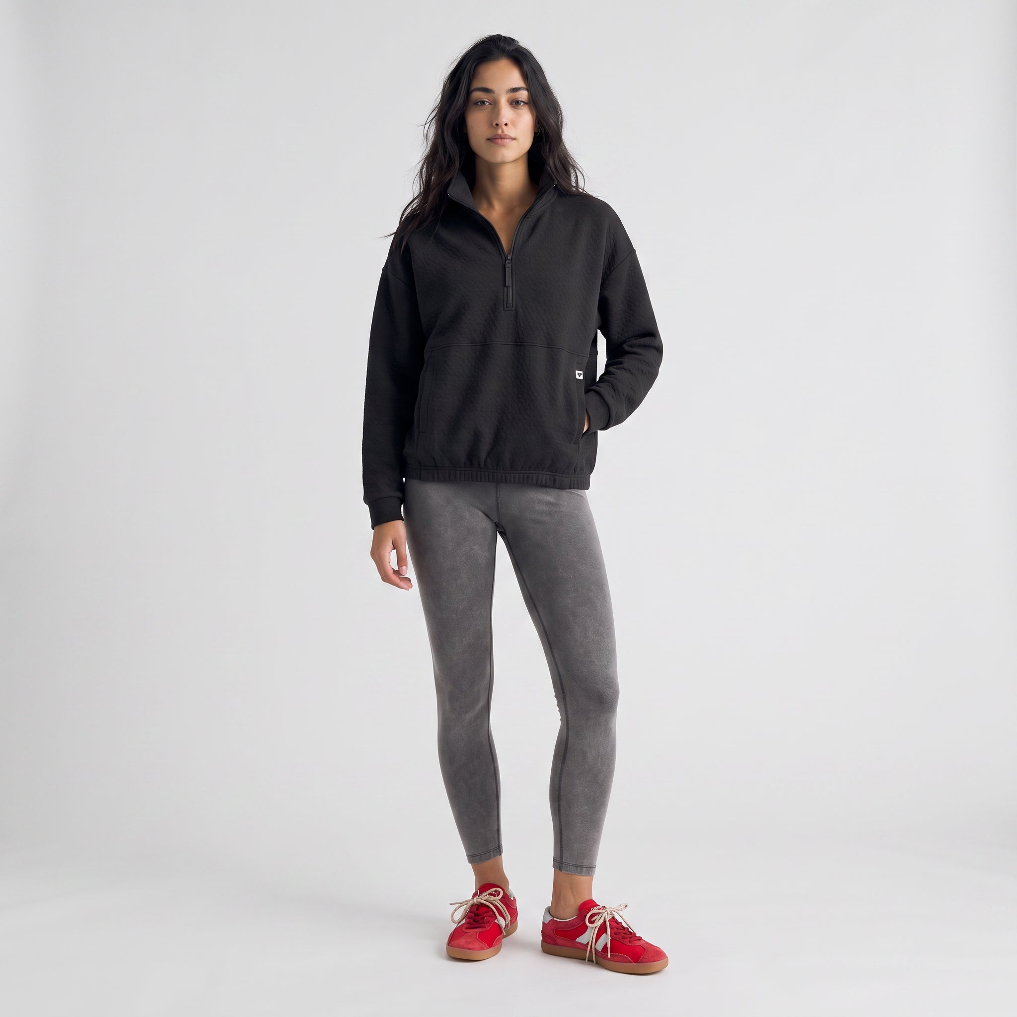 Women's LIV Outdoor Kaya quilted pullover, stylish and warm women's top with quilted design, perfect for cold weather.