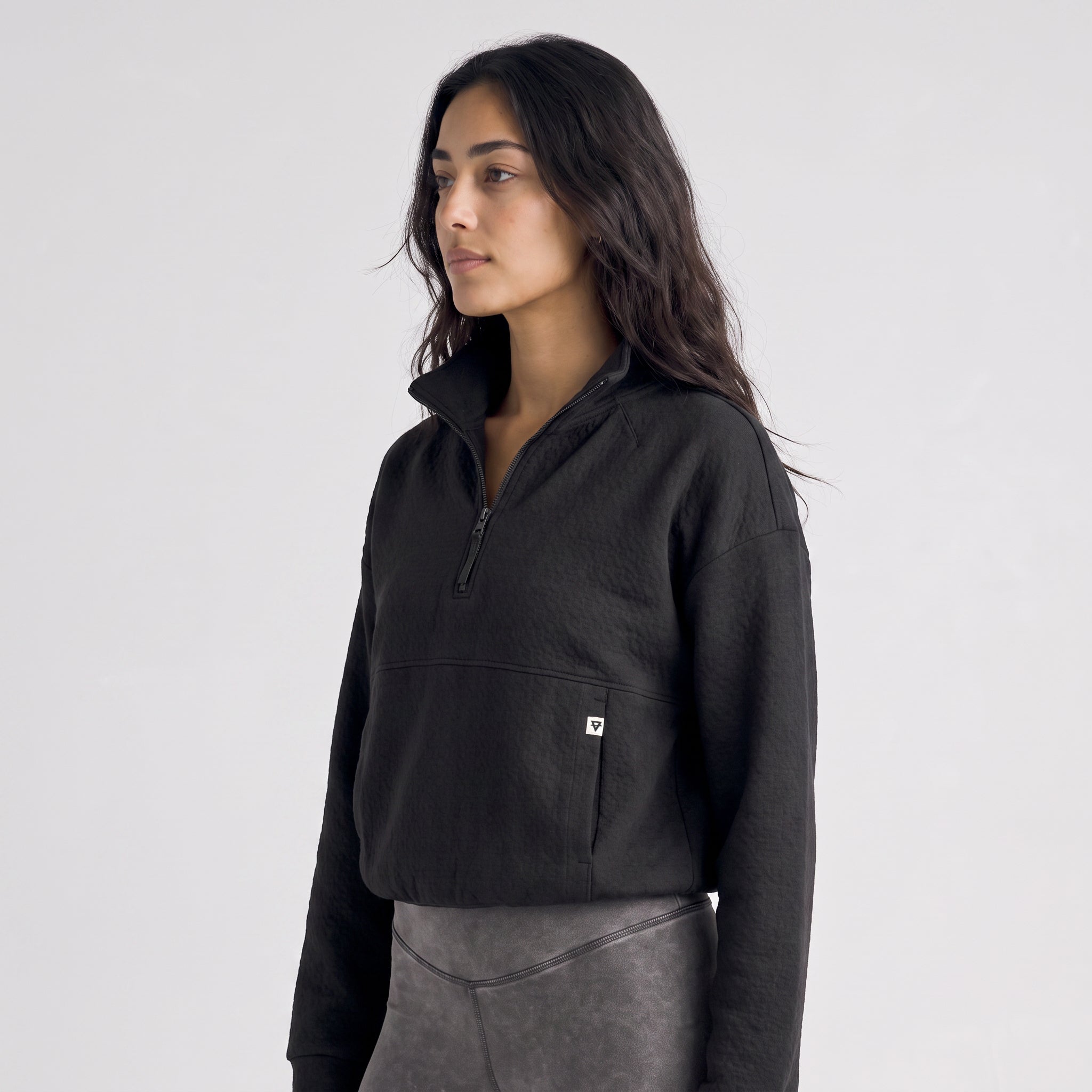 Women's LIV Outdoor Kaya Quilted Pullover, a stylish and cozy women's top with quilted design and comfortable fit.