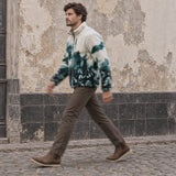 Men's Kismet Jersey Lined Printed Berber Jacket