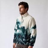 Men's Kismet Jersey Lined Printed Berber Jacket