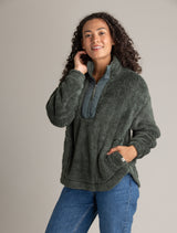 Women's Leila Eyelash Sherpa 1/4 Zip