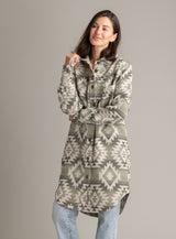Women's Shay Faux Wool Long Button Coat