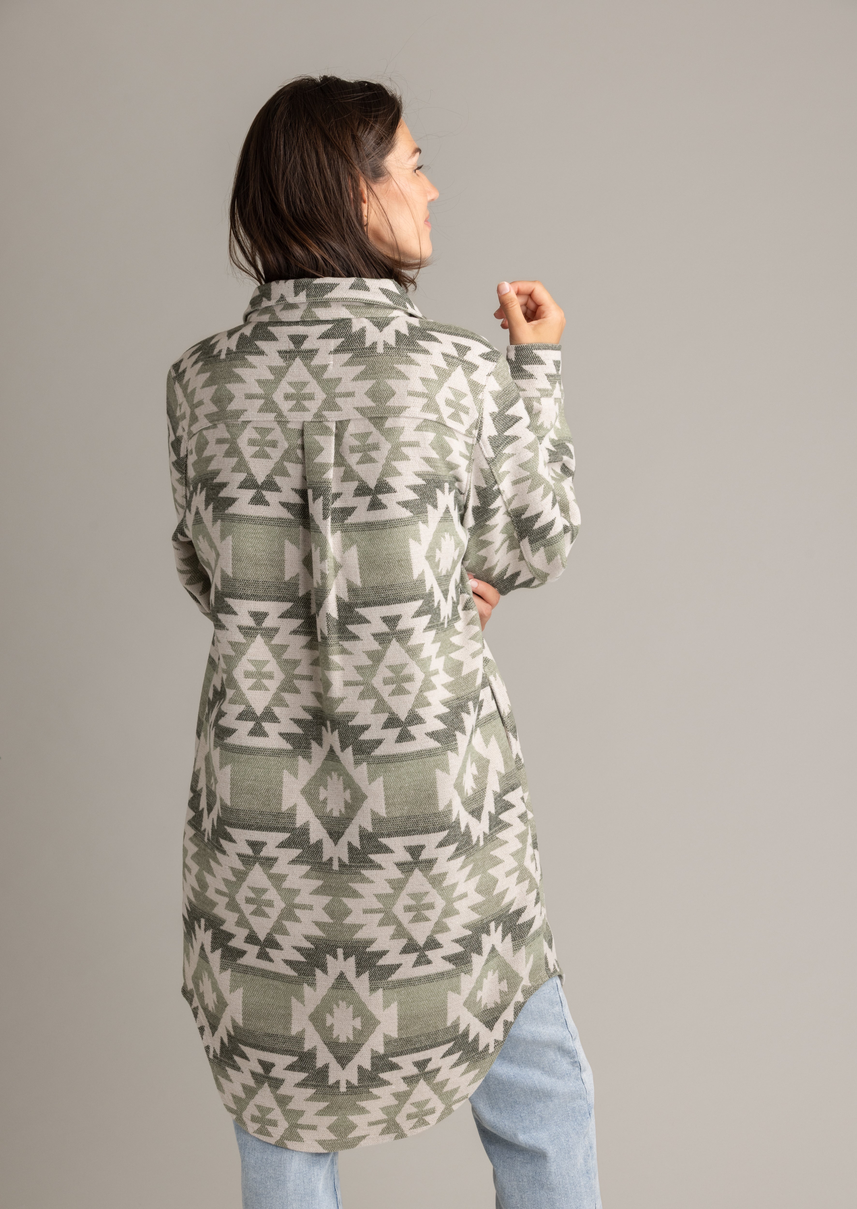Women's Shay Faux Wool Long Button Coat